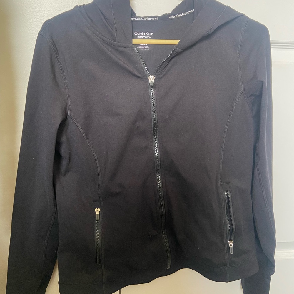 Calvin Klein Black Zip Up